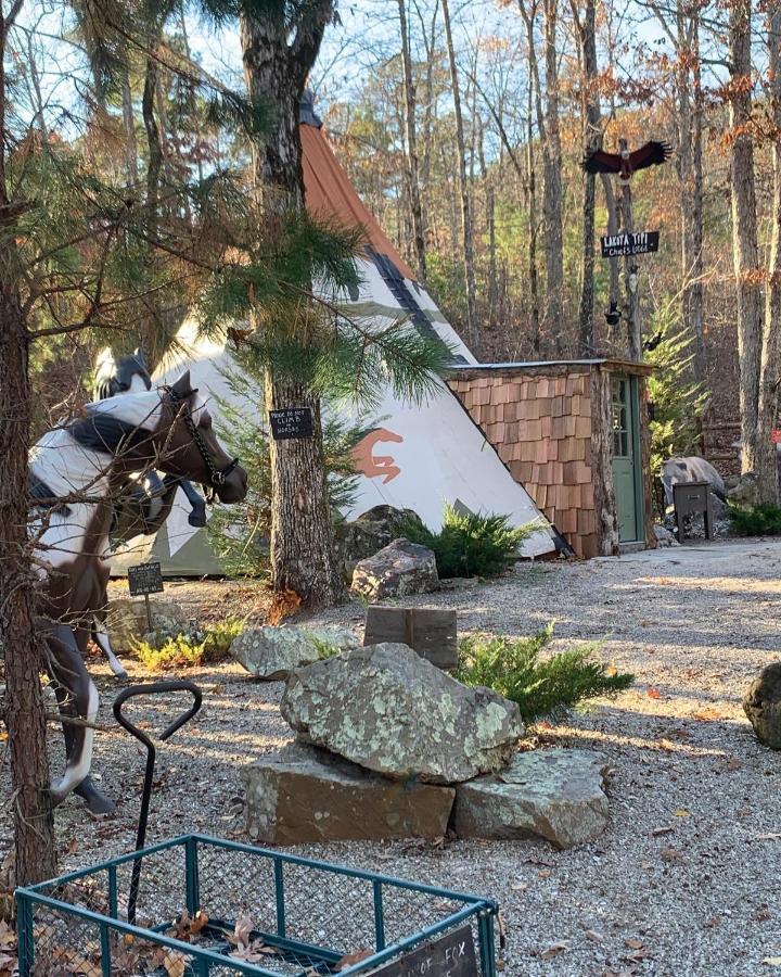 Fox Pass Cabins Bed & Breakfast ฮอตสปริงส์ ภายนอก รูปภาพ