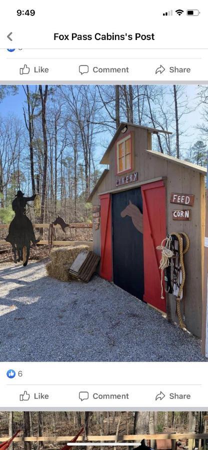 Fox Pass Cabins Bed & Breakfast ฮอตสปริงส์ ภายนอก รูปภาพ