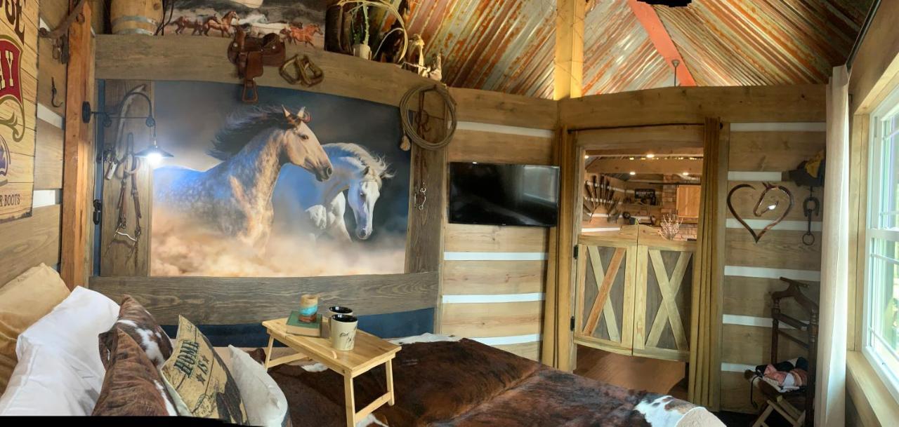 Fox Pass Cabins Bed & Breakfast ฮอตสปริงส์ ภายนอก รูปภาพ