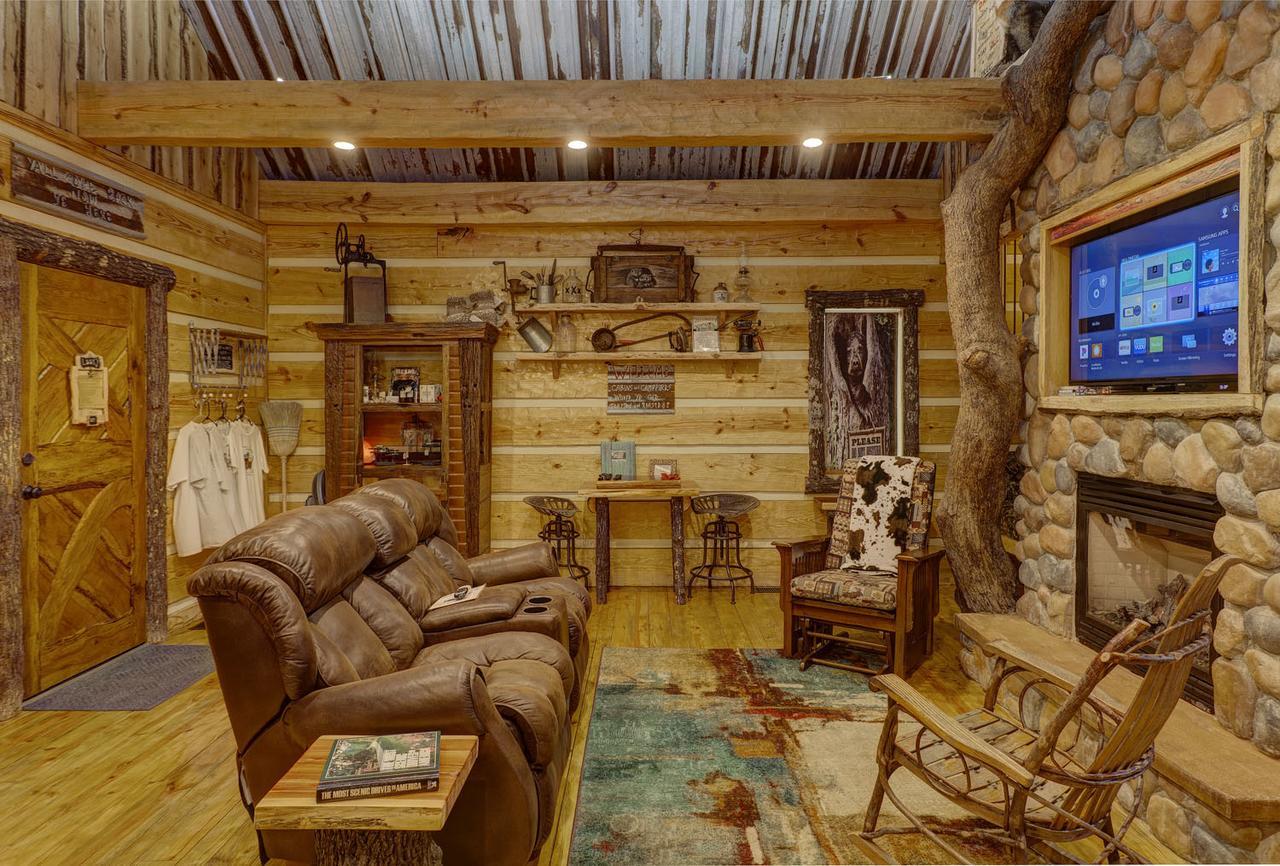 Fox Pass Cabins Bed & Breakfast ฮอตสปริงส์ ภายนอก รูปภาพ